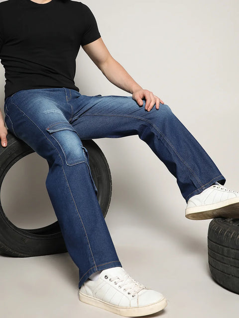 Just Be Utility Cargo Denim Jeans