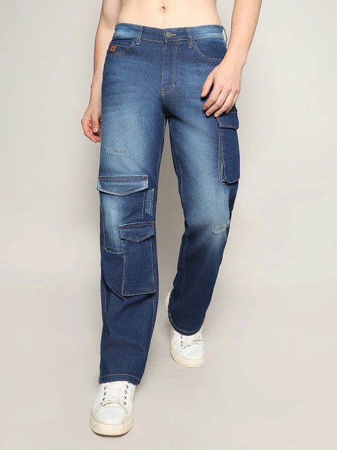 Just Be Utility Cargo Denim Jeans