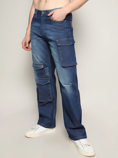 Just Be Utility Cargo Denim Jeans