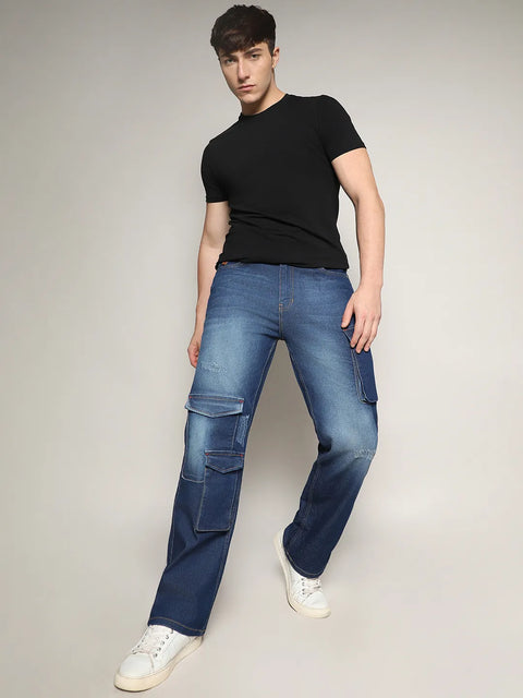 Just Be Utility Cargo Denim Jeans