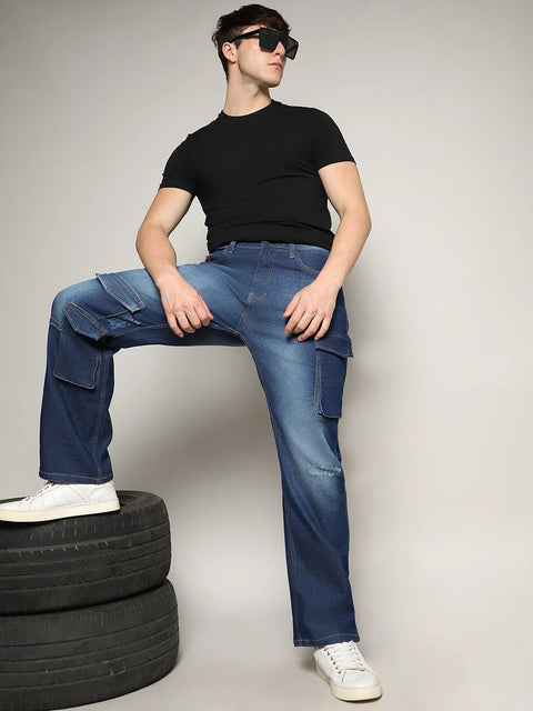 Just Be Utility Cargo Denim Jeans