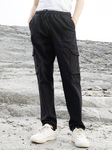 Chaos Straight-Fit Utility Denim Jeans