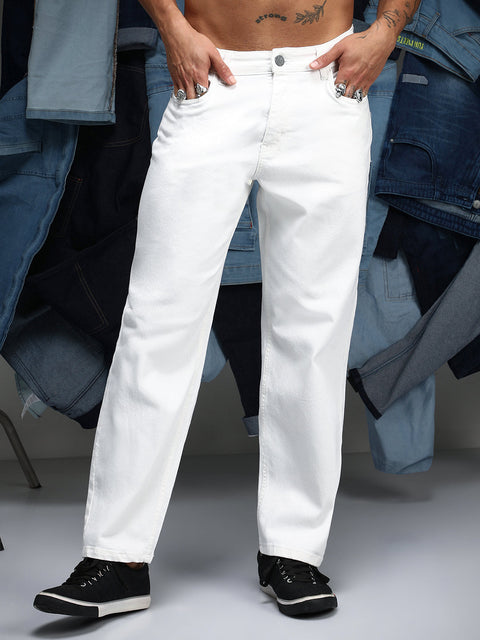 Hooked Relaxed Low-Waist Denim Jeans