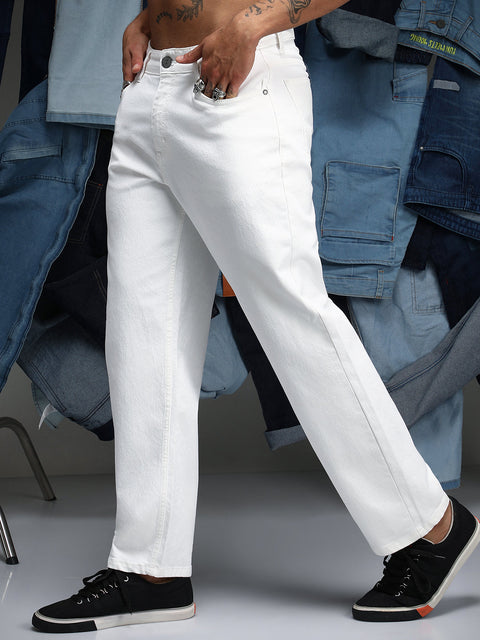 Hooked Relaxed Low-Waist Denim Jeans