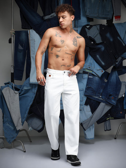 Hooked Relaxed Low-Waist Denim Jeans