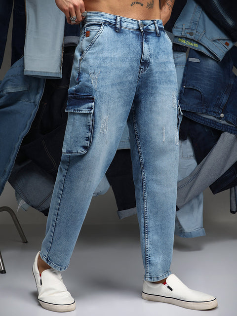 Just Be Straight-Fit Utility Denim Jeans