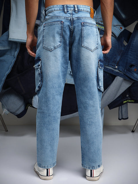Just Be Straight-Fit Utility Denim Jeans