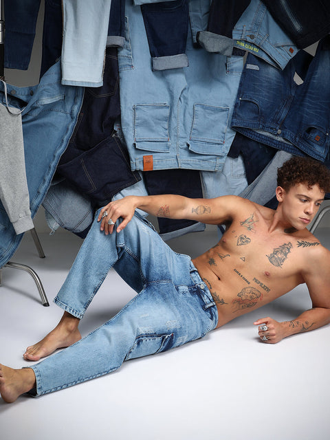 Just Be Straight-Fit Utility Denim Jeans