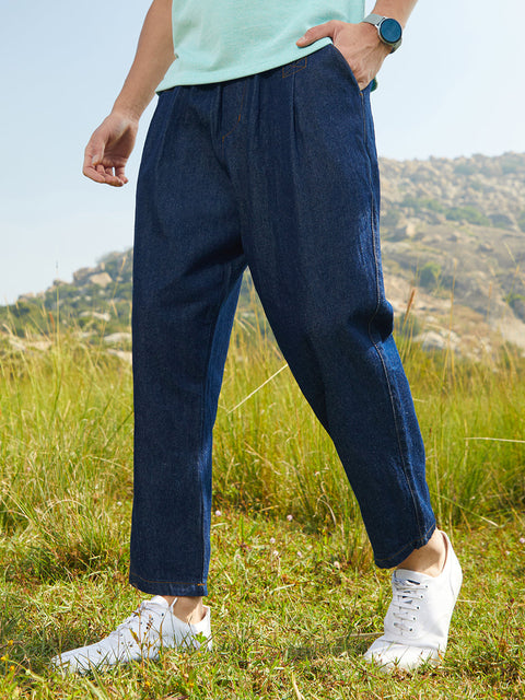 Chaos Pleated Denim Jeans