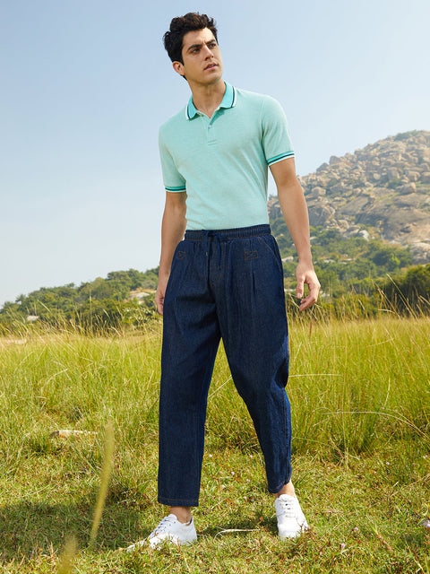 Chaos Pleated Denim Jeans