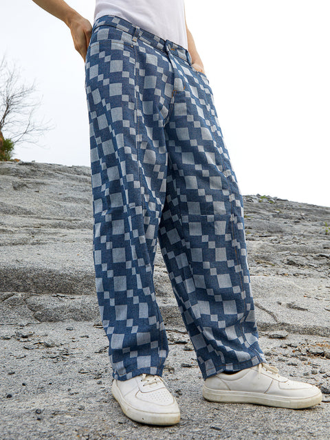 Chaos Cubic Straight-Fit Denim Jeans