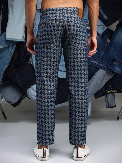 Chaos Houndstooth Denim Jeans