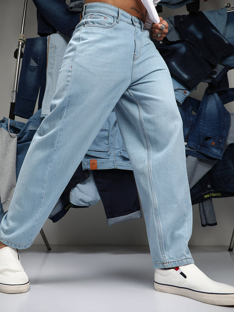 Chaos Semi-Tapered Relaxed Denim Jeans