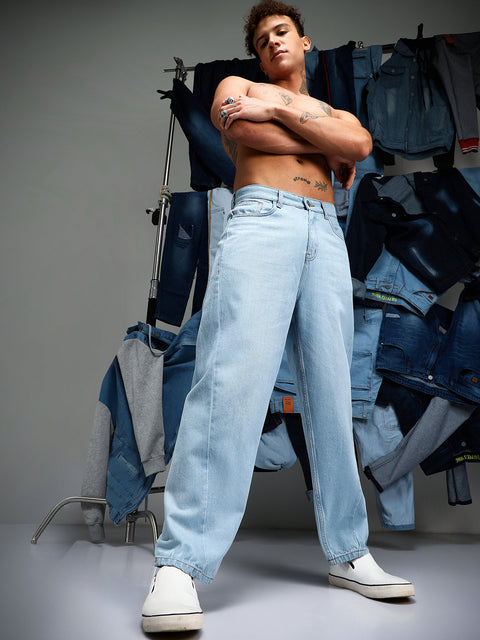 Chaos Semi-Tapered Relaxed Denim Jeans