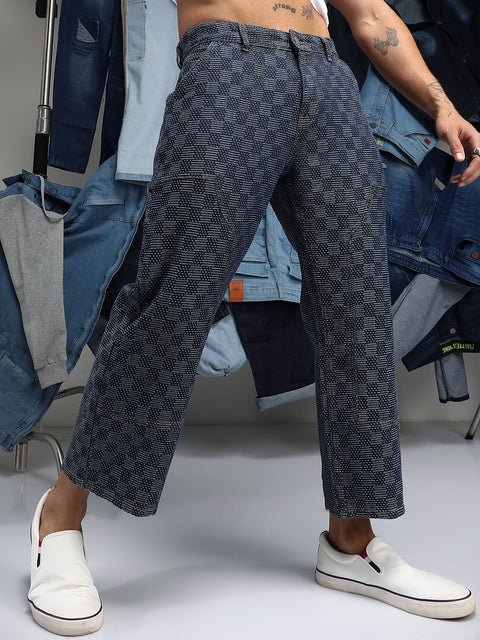Chaos Checker Baggy Utility Denim Jeans