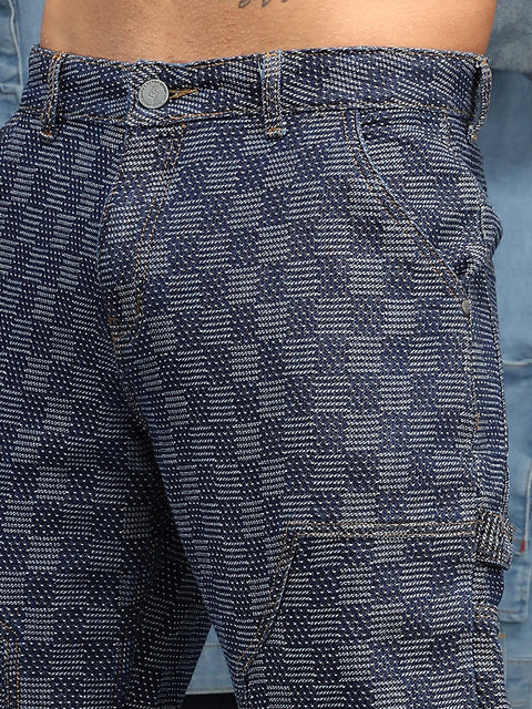 Chaos Checker Baggy Utility Denim Jeans