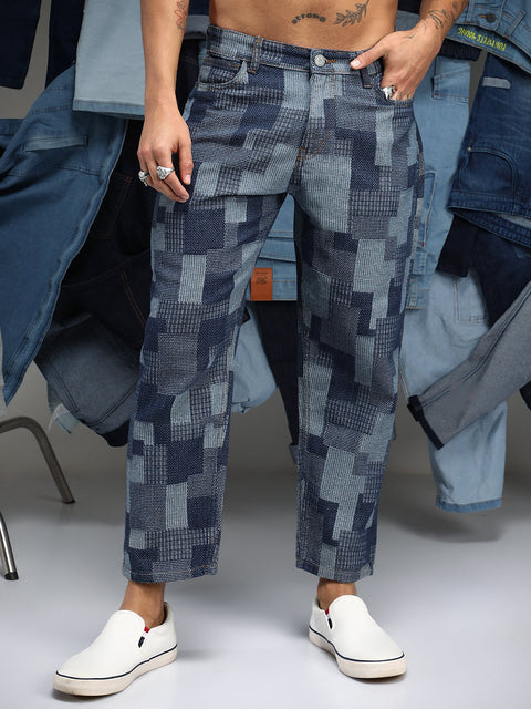 CAHOOT Blcoked Straight-Fit Denim Jeans