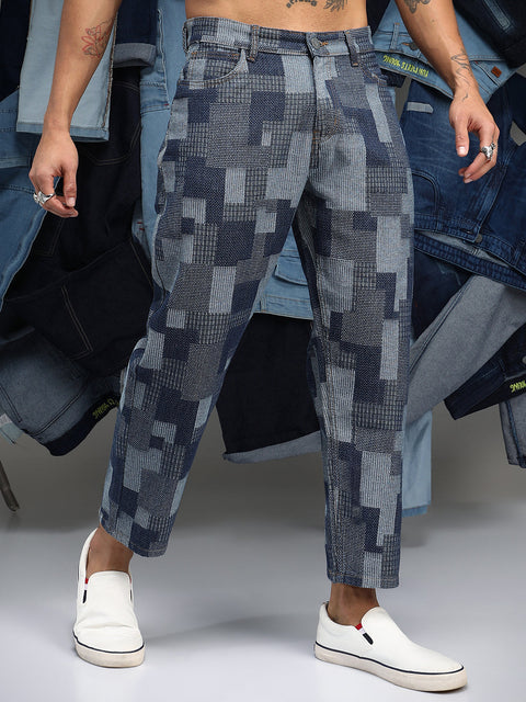 CAHOOT Blcoked Straight-Fit Denim Jeans