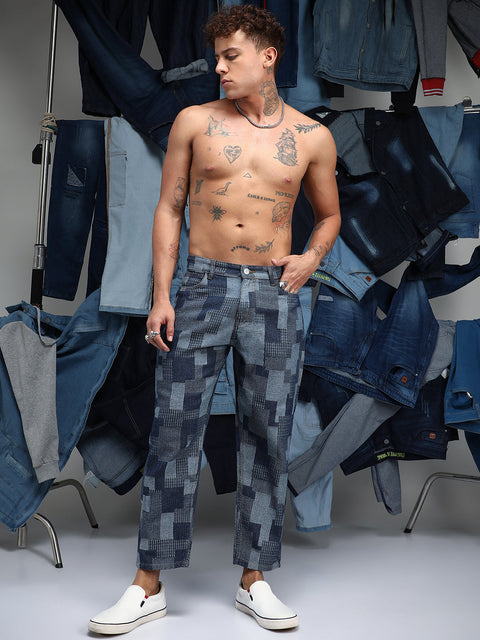 CAHOOT Blcoked Straight-Fit Denim Jeans