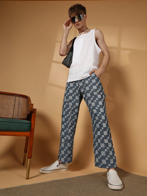 Chaos Cubic Straight-Fit Denim Jeans