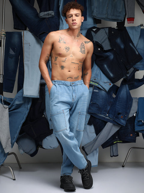 Chaos Carrot-Fit Utility Denim Jeans