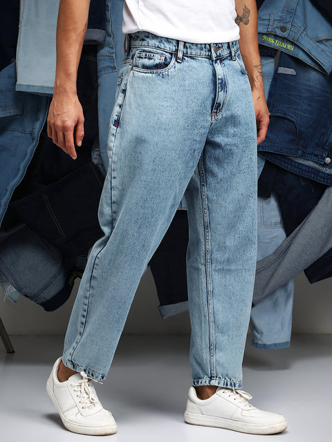 Chaos Acid-Wash Straight-Fit Denim Jeans