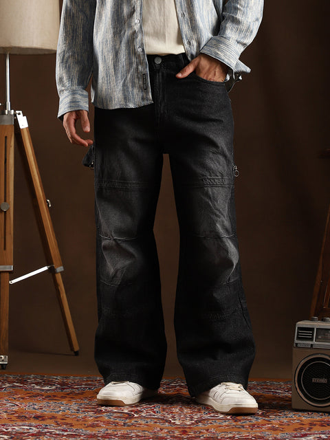Runway Gods Tinted Panelled Denim Jeans