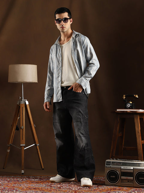 Runway Gods Tinted Panelled Denim Jeans