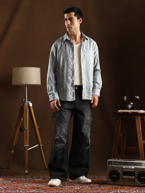 Runway Gods Tinted Panelled Denim Jeans