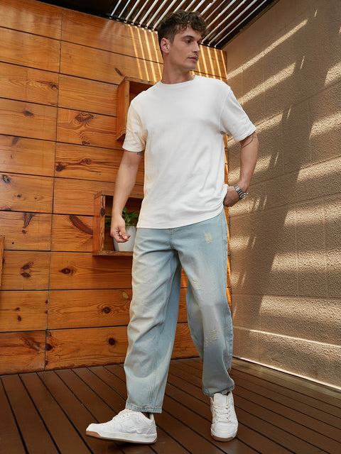 Chaos Light-Wash Baggy Denim Jeans