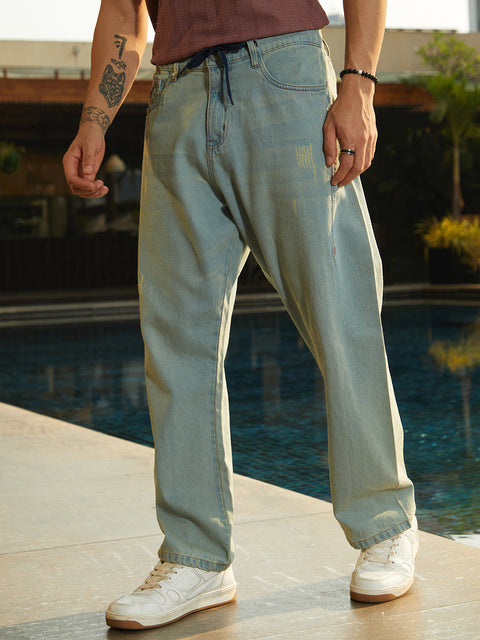 CAHOOT Light-Wash Straight-Fit Denim Jeans