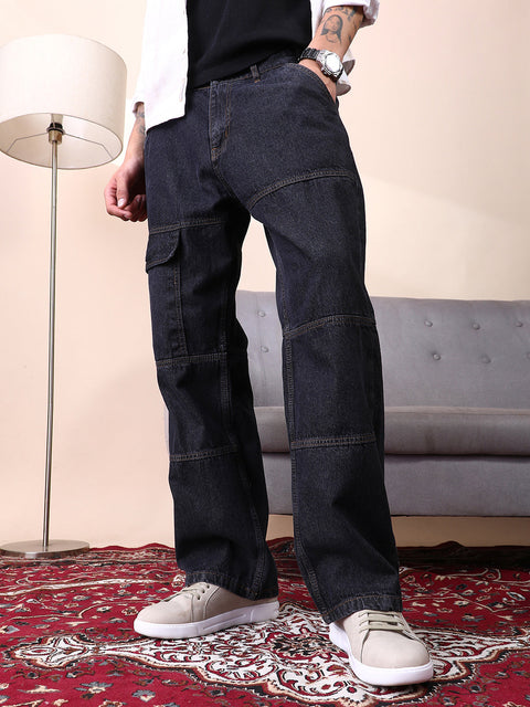 Runway Gods Panelled-Utility Denim Jeans