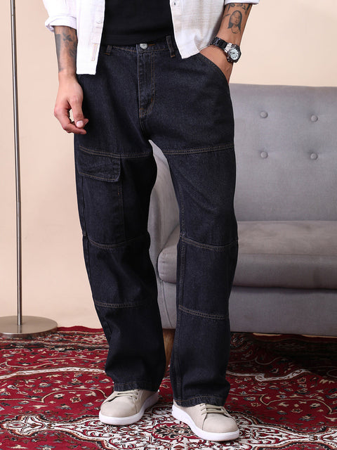 Runway Gods Panelled-Utility Denim Jeans