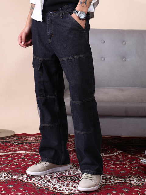 Runway Gods Panelled-Utility Denim Jeans
