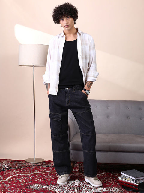 Runway Gods Panelled-Utility Denim Jeans