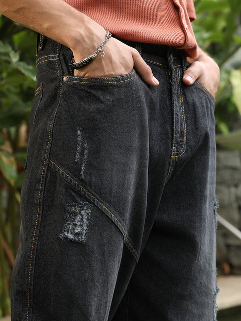 Hooked Tinted Relaxed-Utility Denim Jeans
