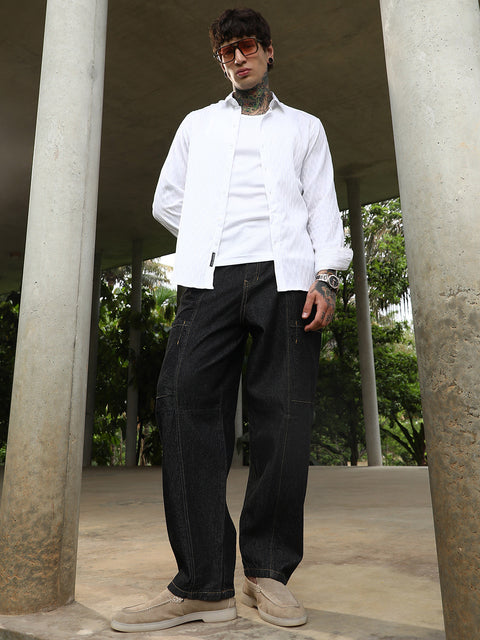 Runway Gods Baggy Cargo Denim Jeans