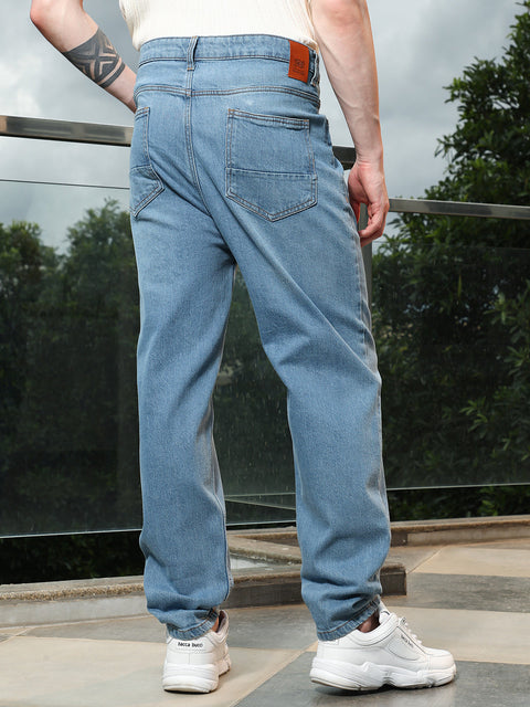 Behookd Distressed Light Blue Denim Jeans
