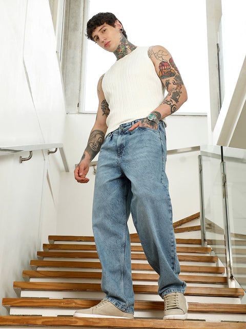 TheOddOnes Relaxed Fit Blue Jeans