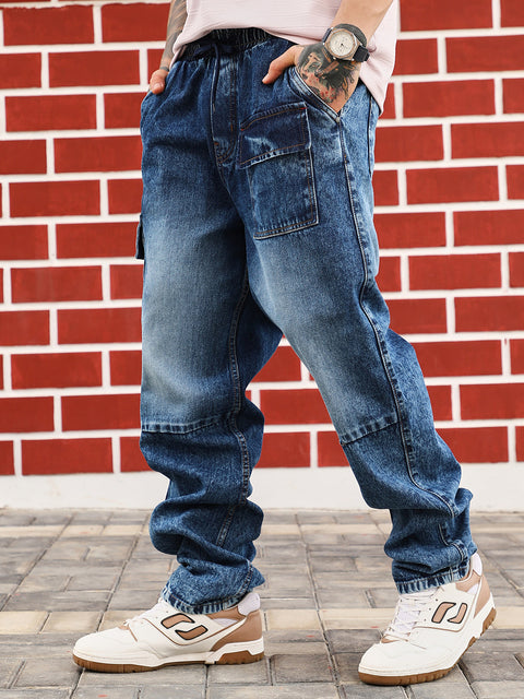 Take Two Men Jeans Modular-Utility Panelled Denim Jeans