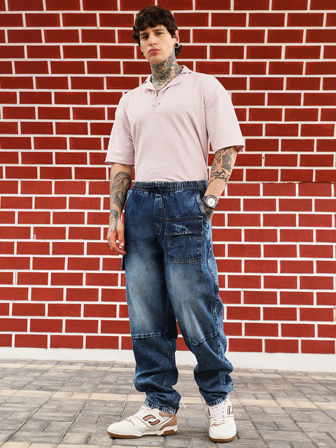 Take Two Men Jeans Modular-Utility Panelled Denim Jeans