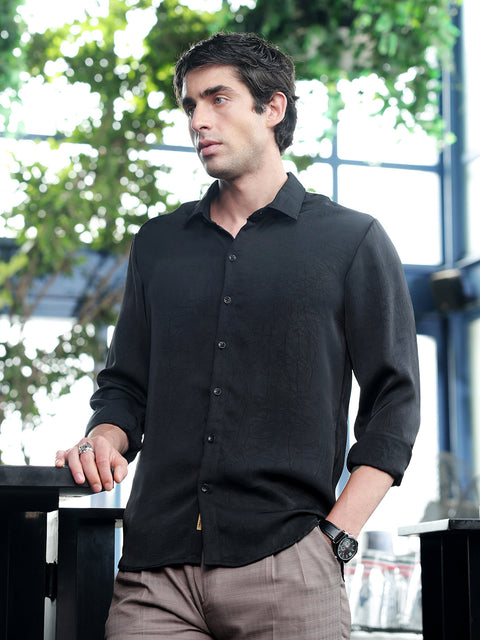 Iconic Everyday Solid Crushed Shirt