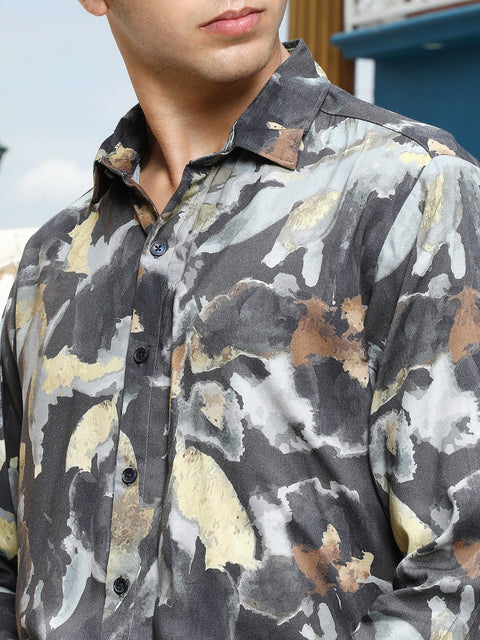 CAHOOT Abstract-Blur Imprint Shirt