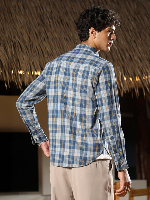 Interim Button-Down Plaid Regular Shirt
