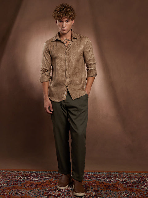 Behookd Flora-Textured Shirt