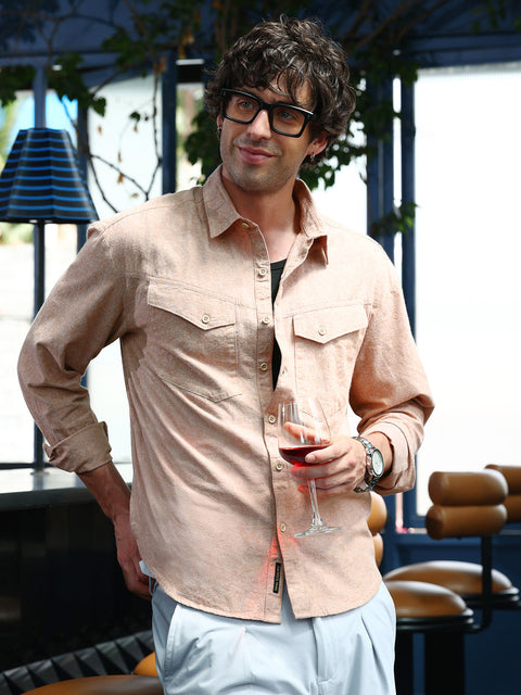 Take Two Men Shirt Utility-Brushed Shirt