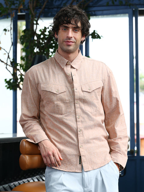 Take Two Men Shirt Utility-Brushed Shirt