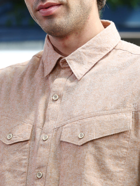 Take Two Men Shirt Utility-Brushed Shirt