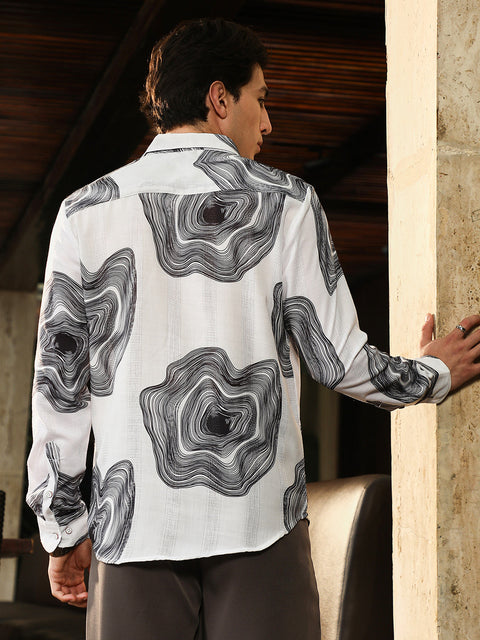 Behookd Contrast-Spool Jacquard Shirt