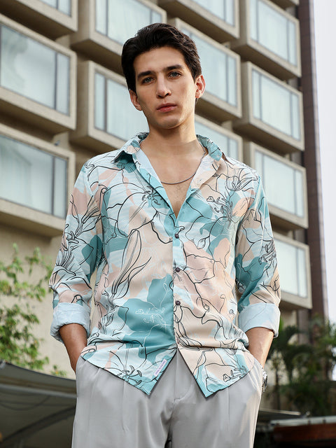 Game Face Botanical-Outline Imprint Shirt